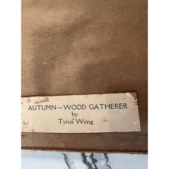 Tyrus Wong Framed VTG Watercolor Prints a Trio of Seasons, Disney Famed Artist - Picture 7 of 10